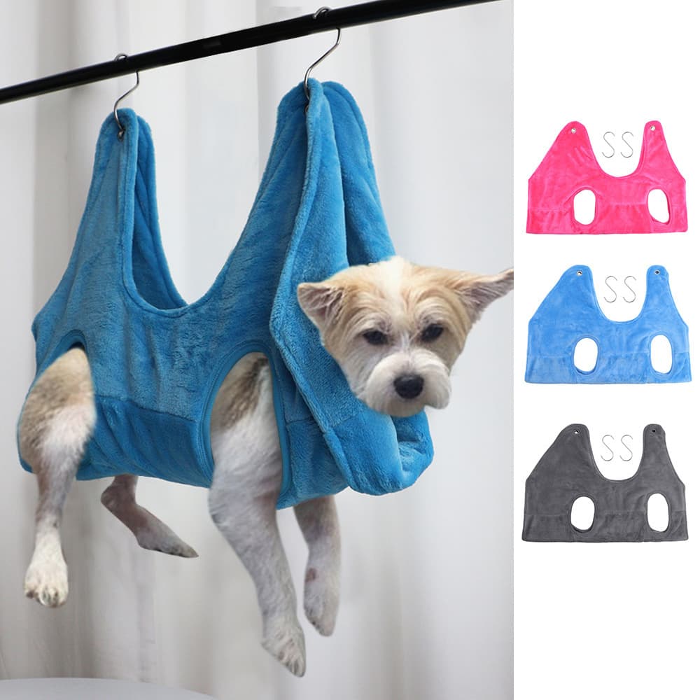 Flannel Pet Grooming Hammock